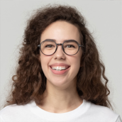 Profile of a random woman