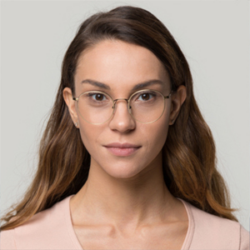Profile of a random woman